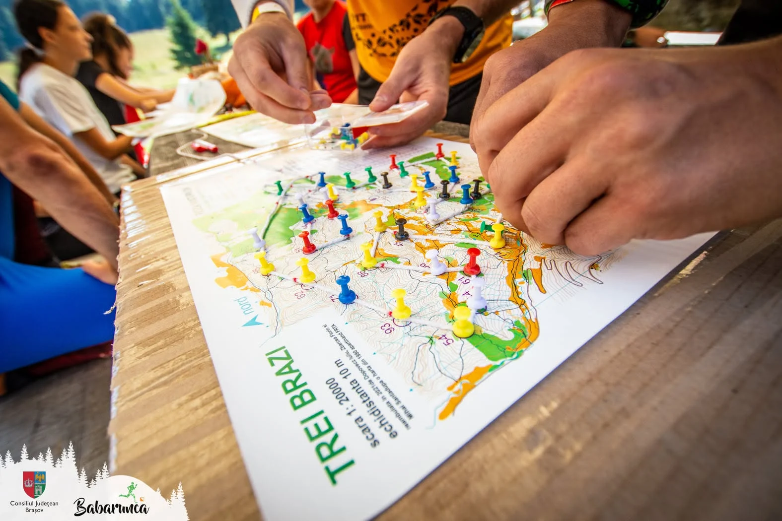 Route planning with an orienteering map